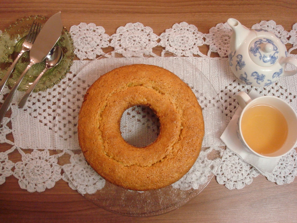 Bolo Fubá com Coco sem Leite