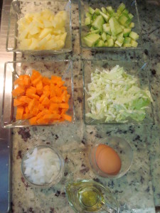 Ingredientes Papinha.