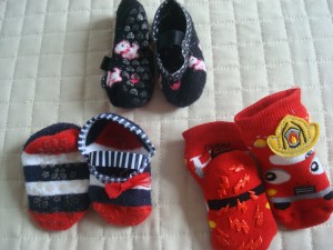 Meias com Sola Antiderrapante.